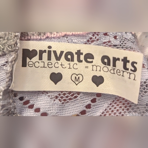 NWT Private Arts Eclectic and Modern Bralette Size Medium - Picture 7 of 9